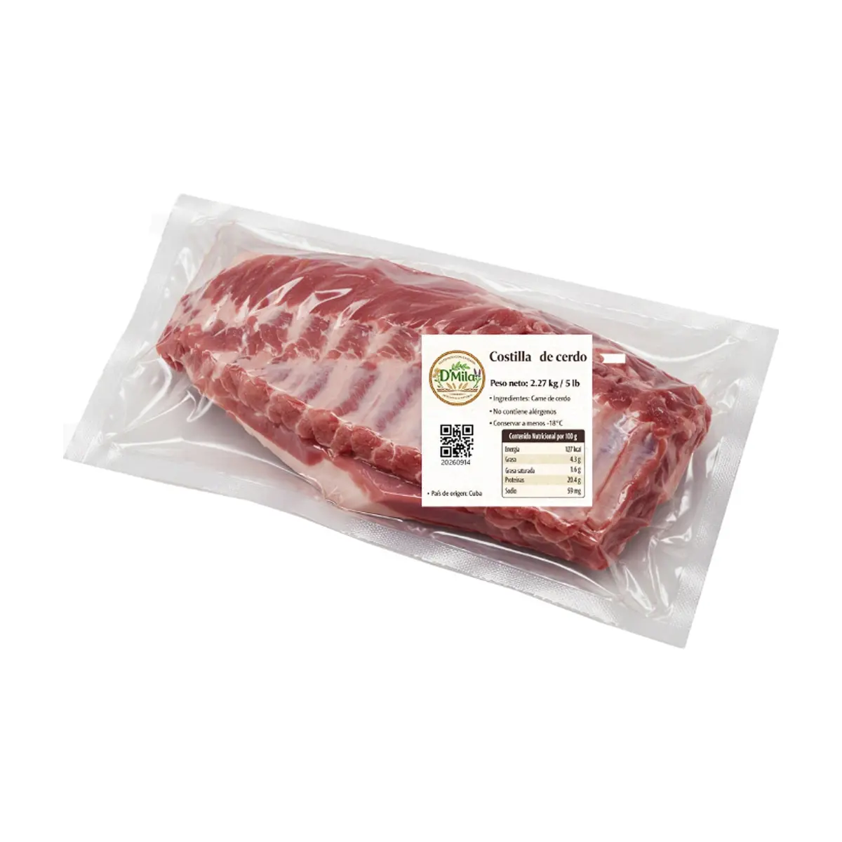 Costilla de cerdo D'Mila (2.27 kg / 5 lb) - Miniatura 3