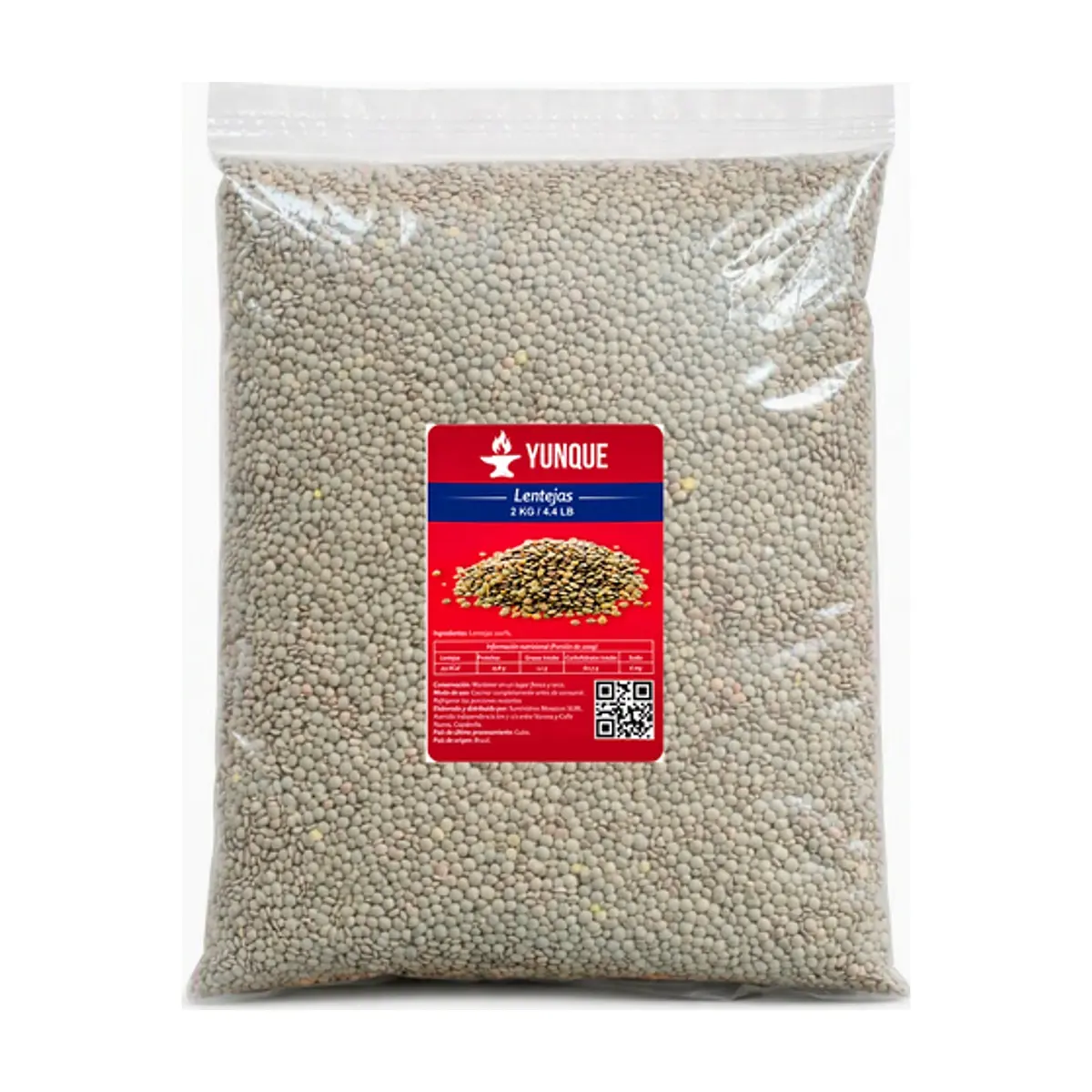 Lentejas enteras Yunque (2 kg / 4.4 lb) - Thumbnail 2