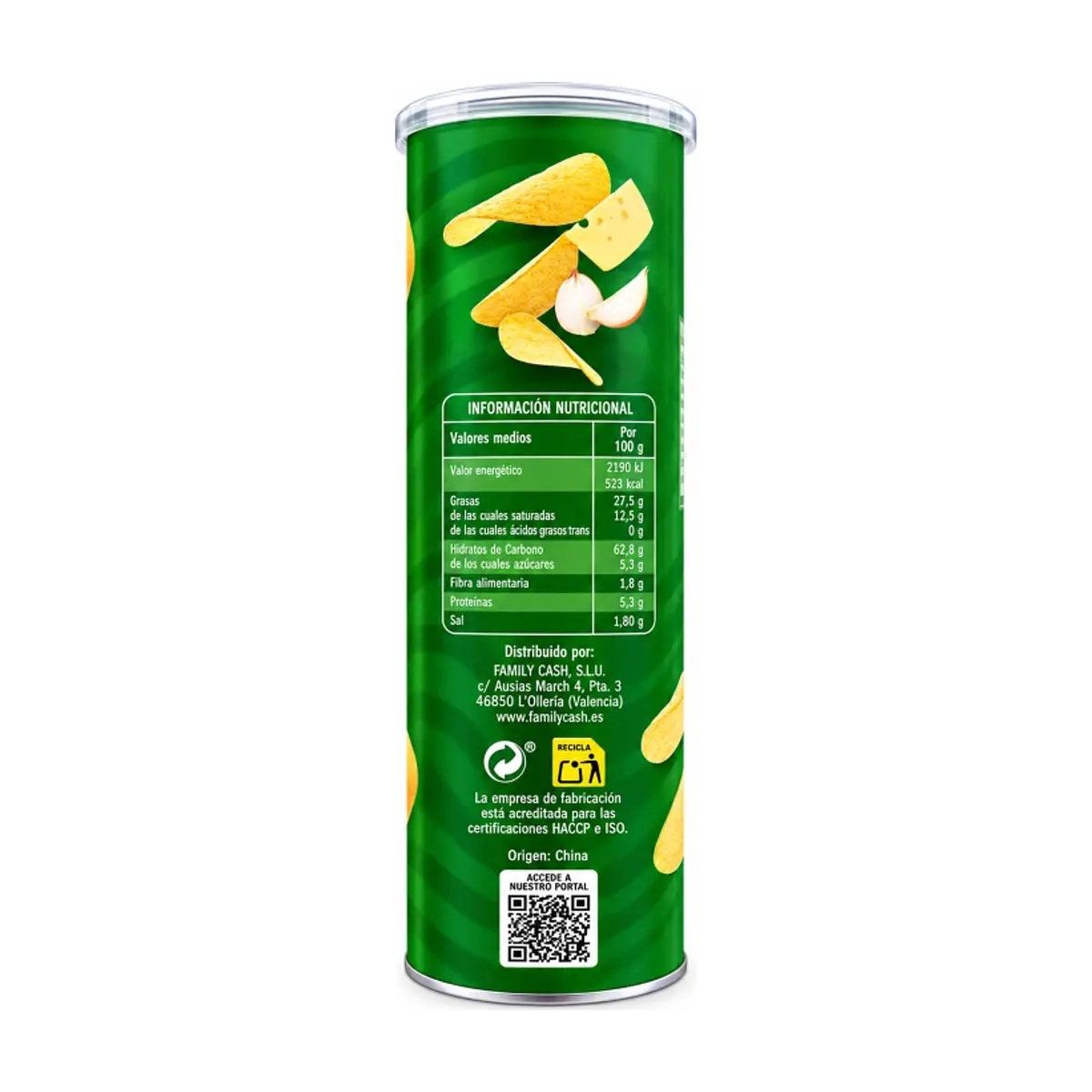 Papas sabor Queso y Cebolla Family (160 g) - Miniatura 2