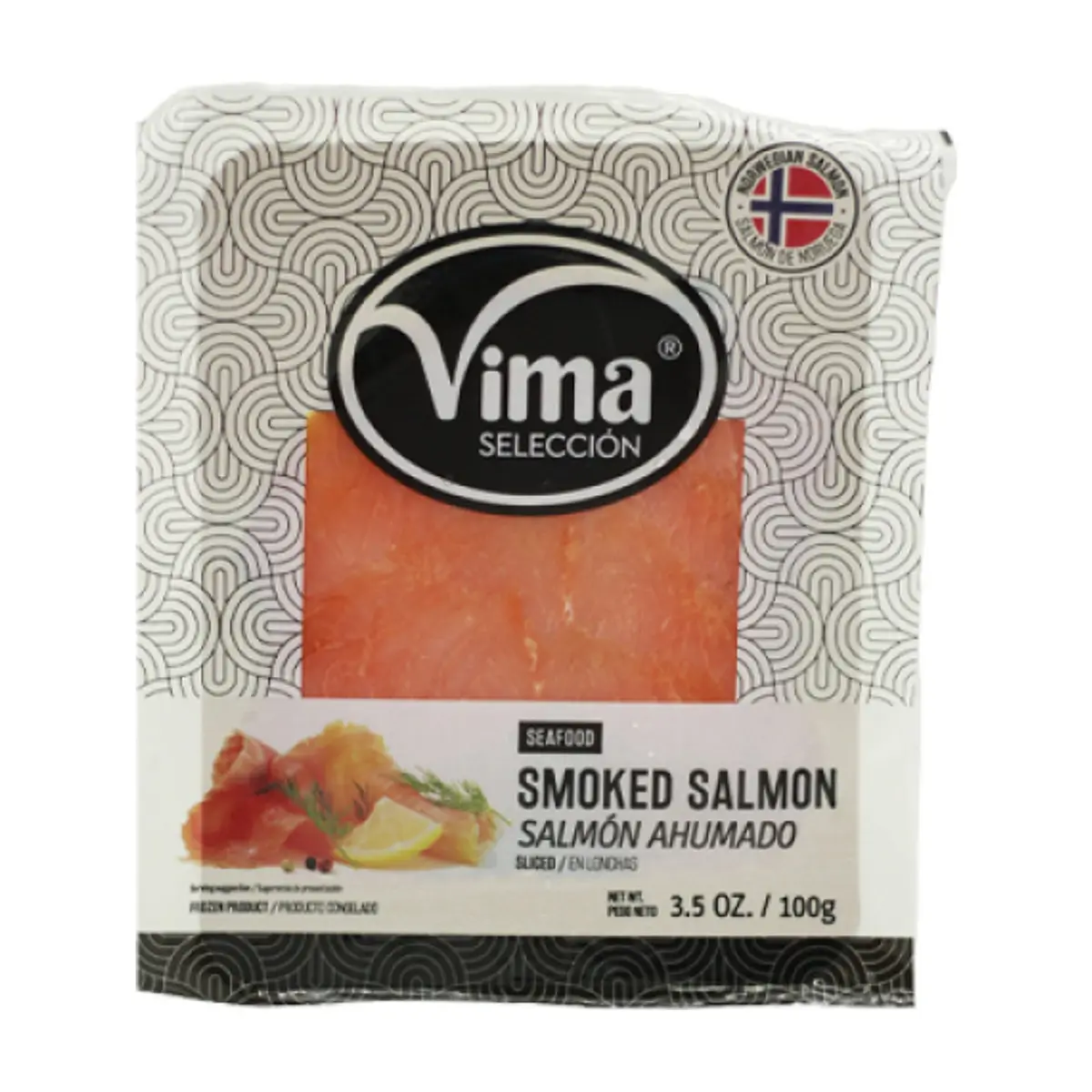 Salmón ahumado Vima Foods (100 g / 3.52 oz)
