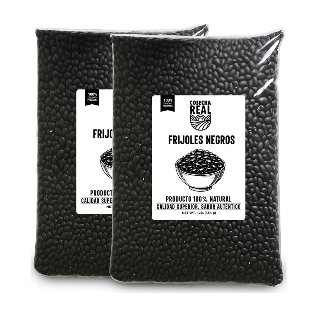 Frijoles negros Cosecha Real (2 x 454 g / 1 lb)