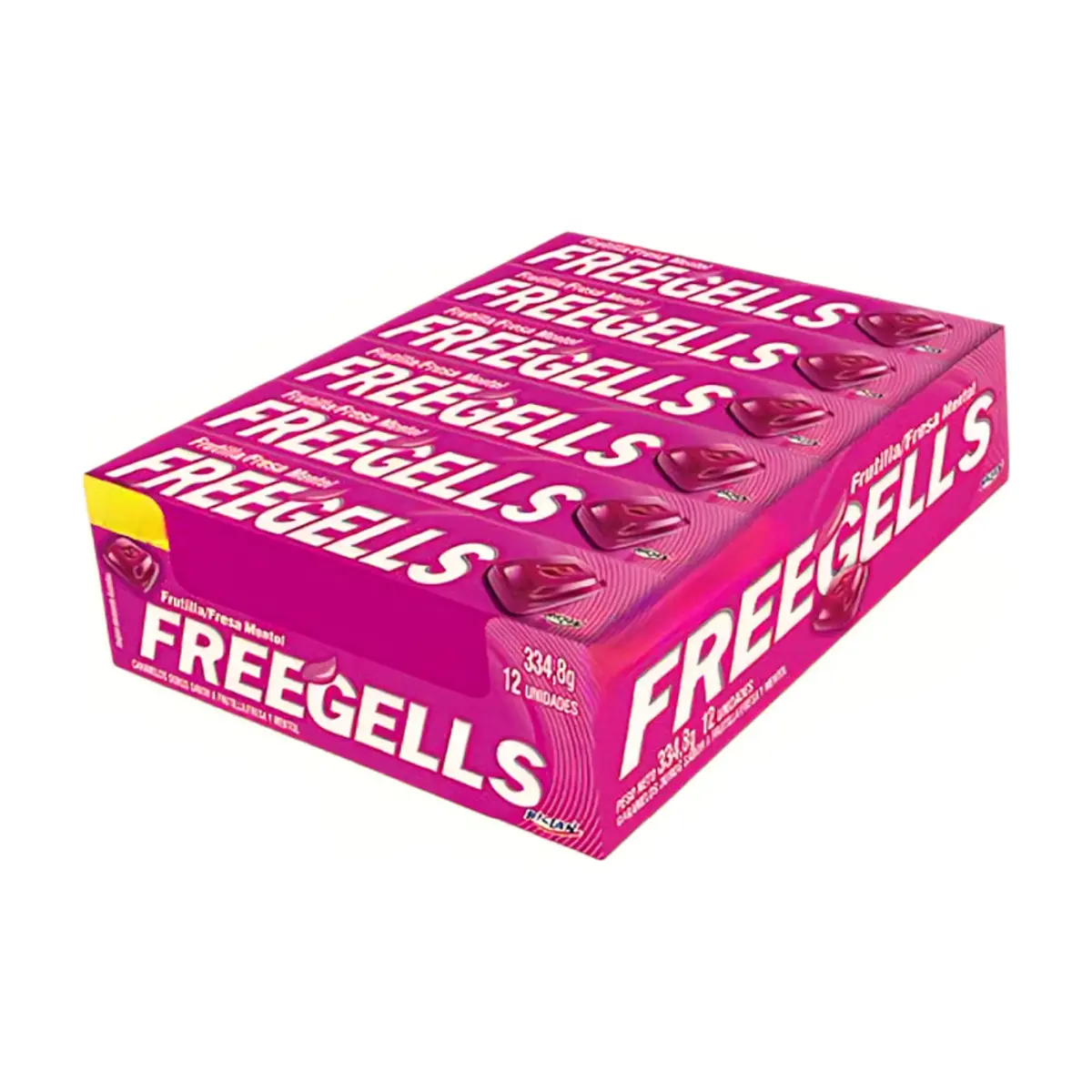 Caramelos duros sabor a fresa y mentol Freegells (334.8 g / 11.80 oz) - Miniatura 1
