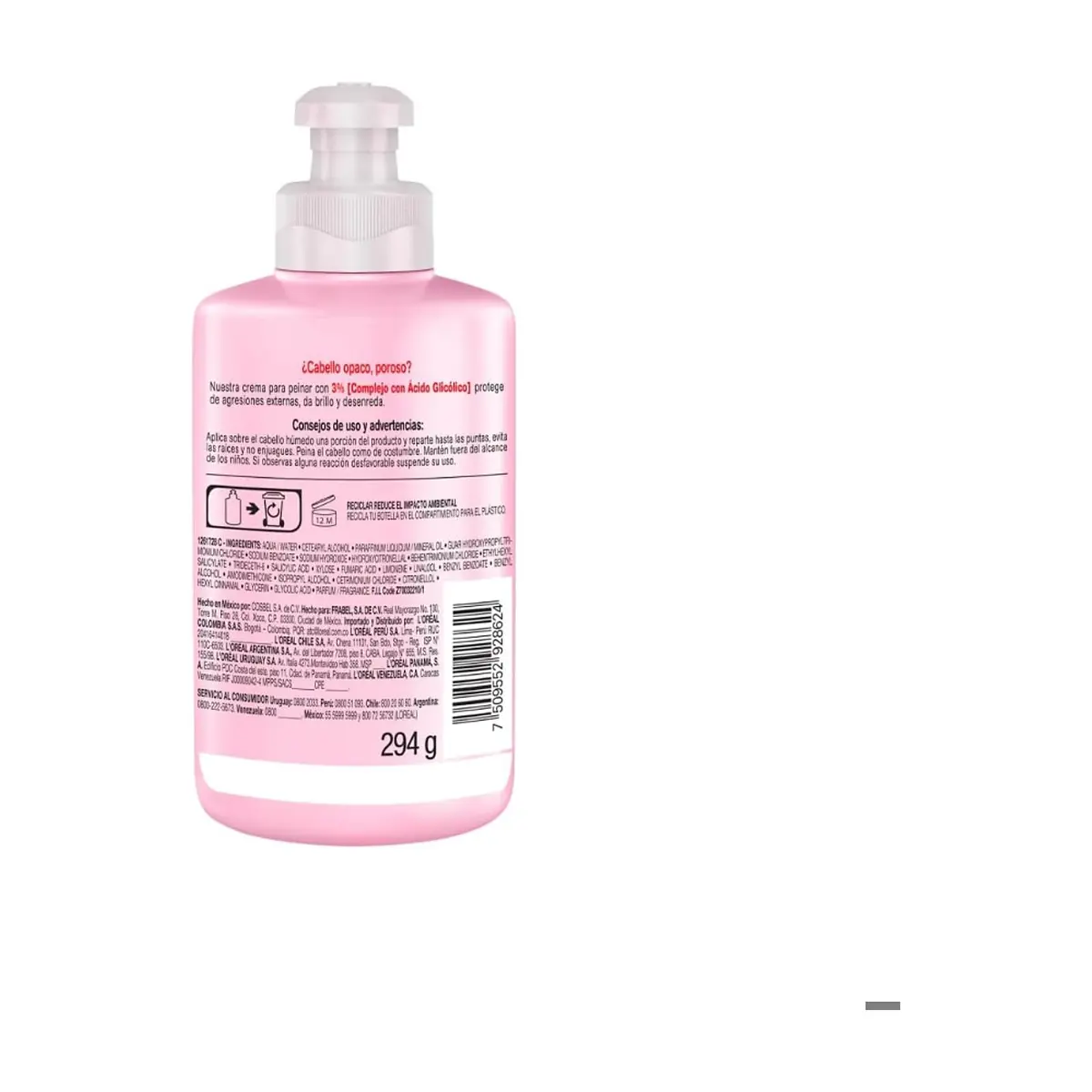 Crema para peinar Extra Brillo L'Oréal Paris Elvive (300 ml) - Miniatura 2