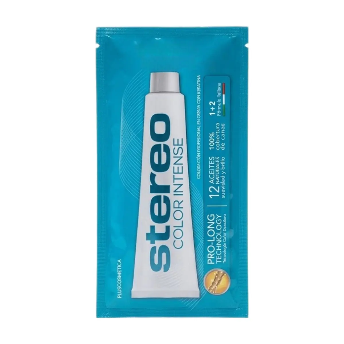 Tinte en crema color Intense 01N negro azul Stereo (50 ml) - Imagen 1