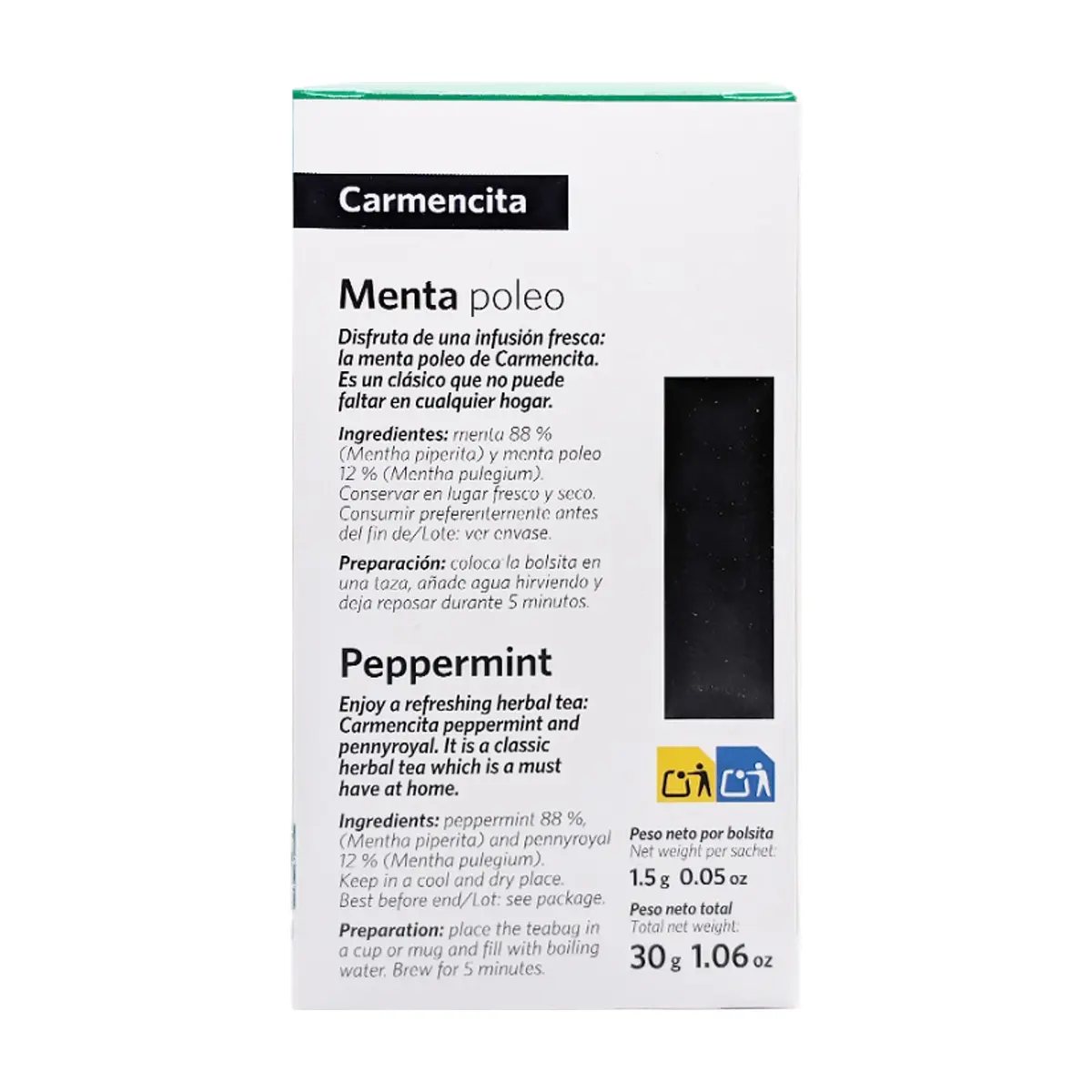 Infusión menta poleo Carmencita (30 g / 1.06 oz) - Thumbnail 2