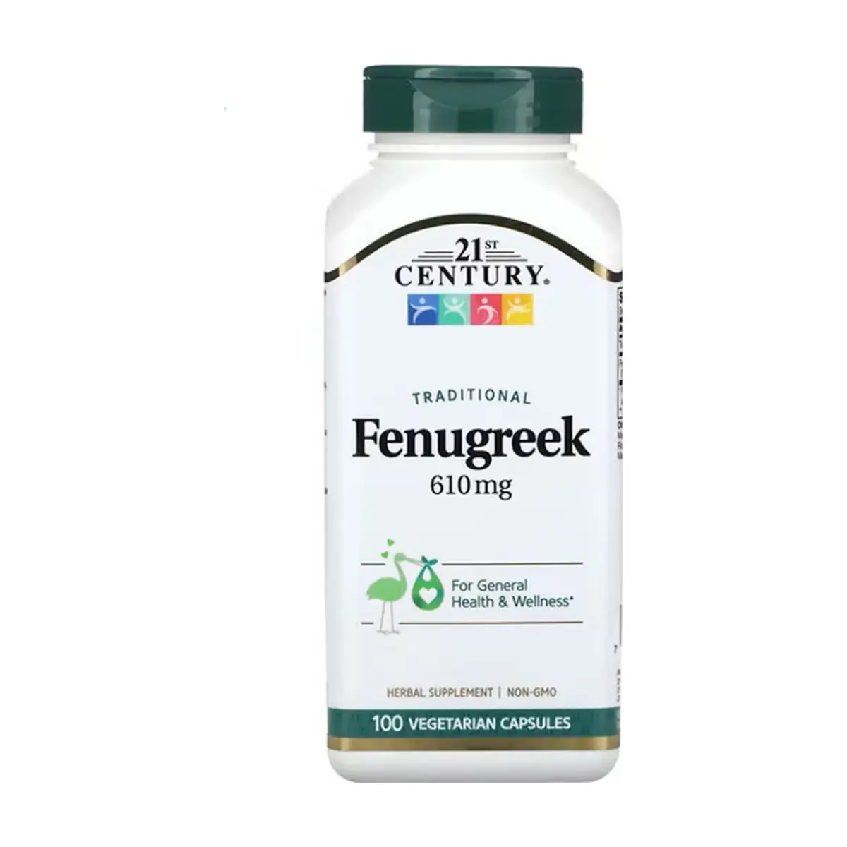 Suplemento herbario con fenogreco 610 mg Century (100 cápsulas) - Thumbnail 3