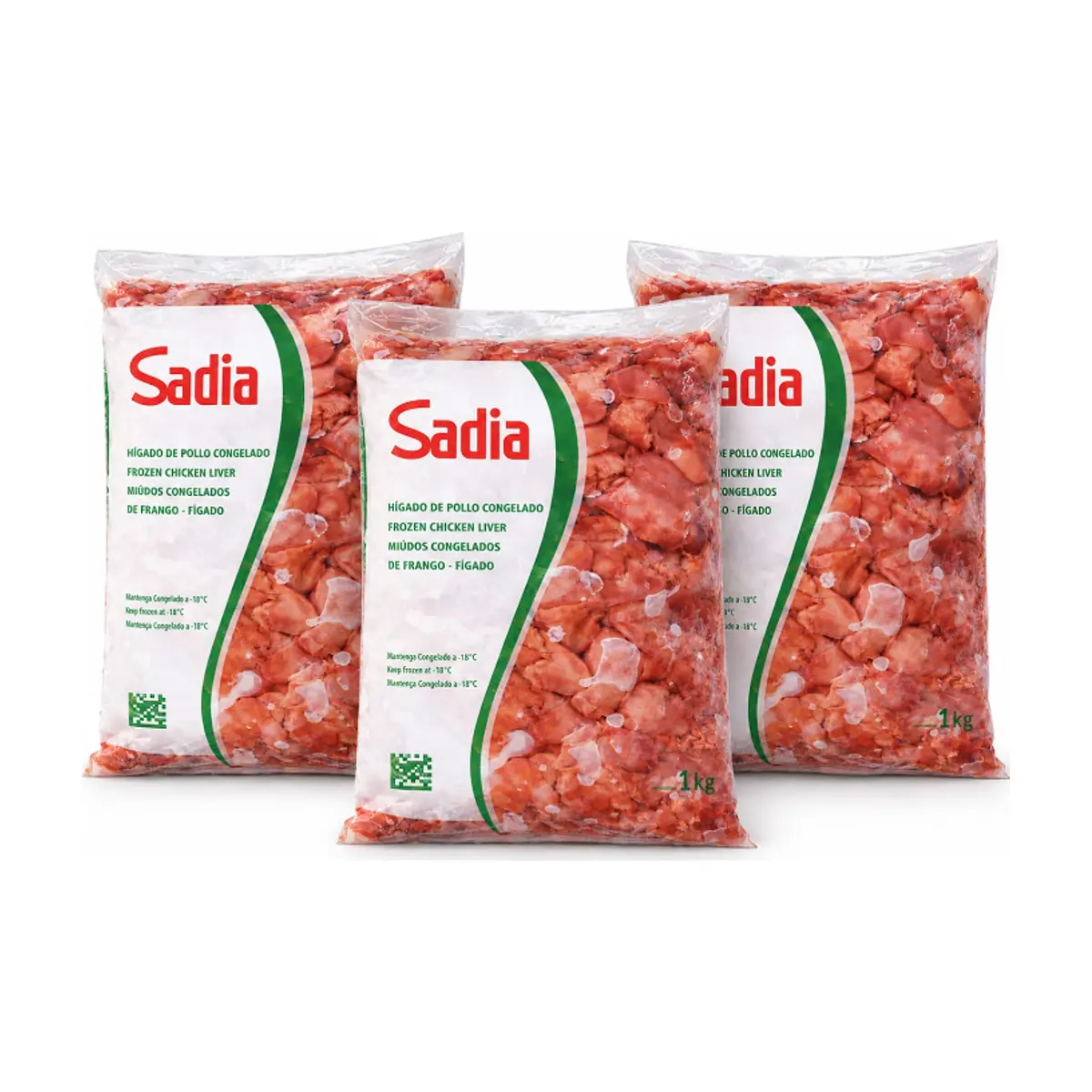 Hígado de pollo Sadia (3 x 1 kg / 2.2 lb) - Imagen 1