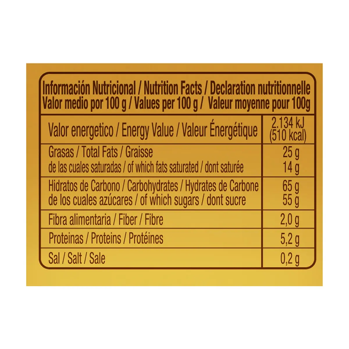 Turrón de chocolate La Fama (200 g / 7 oz) - Miniatura 3