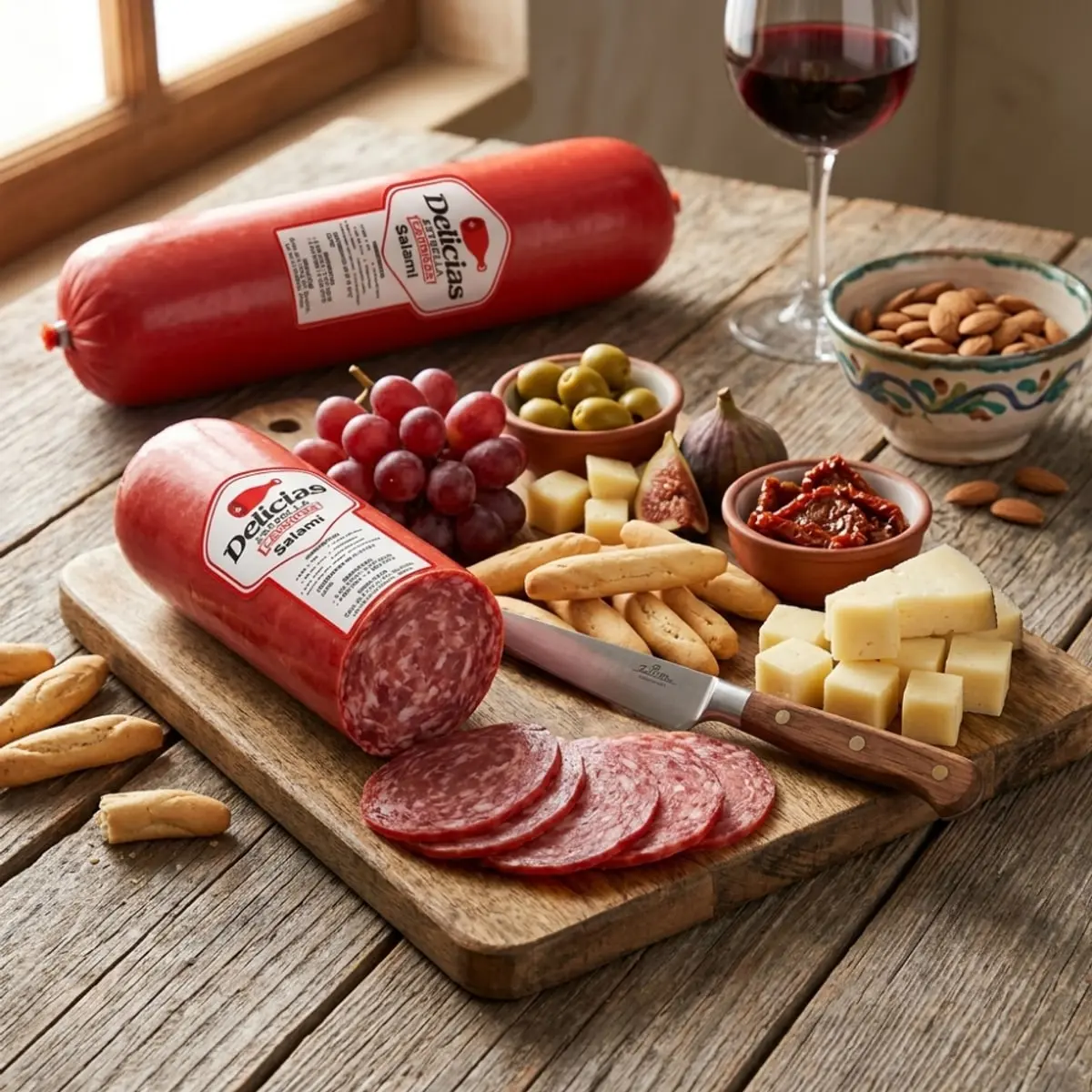 Salami Delicias Estrella (620 g / 1.36 lb) - Thumbnail 4