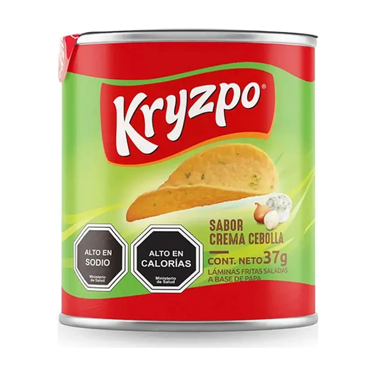 Papas fritas sabor crema cebolla Kryzpo (37 g / 1.3 oz) - Thumbnail 3