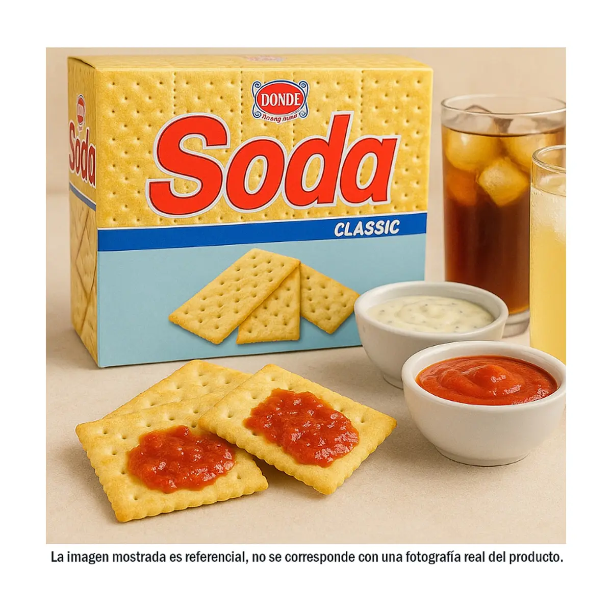 Galletas de soda Dondé (800 g / 1.76 lb) - Thumbnail 5