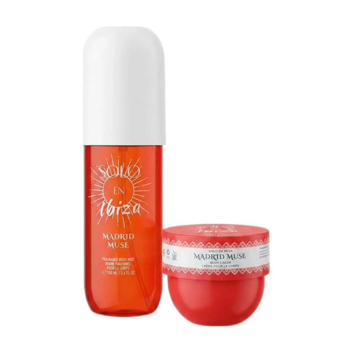 Estuche de regalo de perfume y crema Solo En Ibiza - Imagen 1