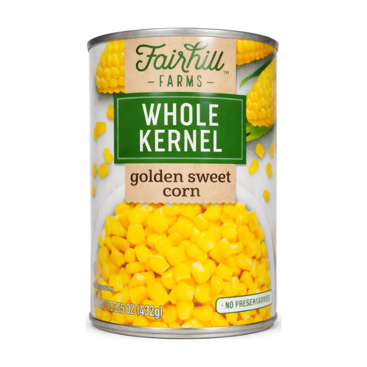 Maíz dulce dorado de grano entero Fairhill Farms (432 g / 15.25 oz) - Miniatura 5