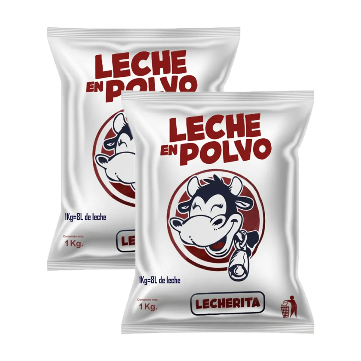 Leche en polvo Lecherita (2 x 1 kg / 2.2 lb) - Miniatura 1