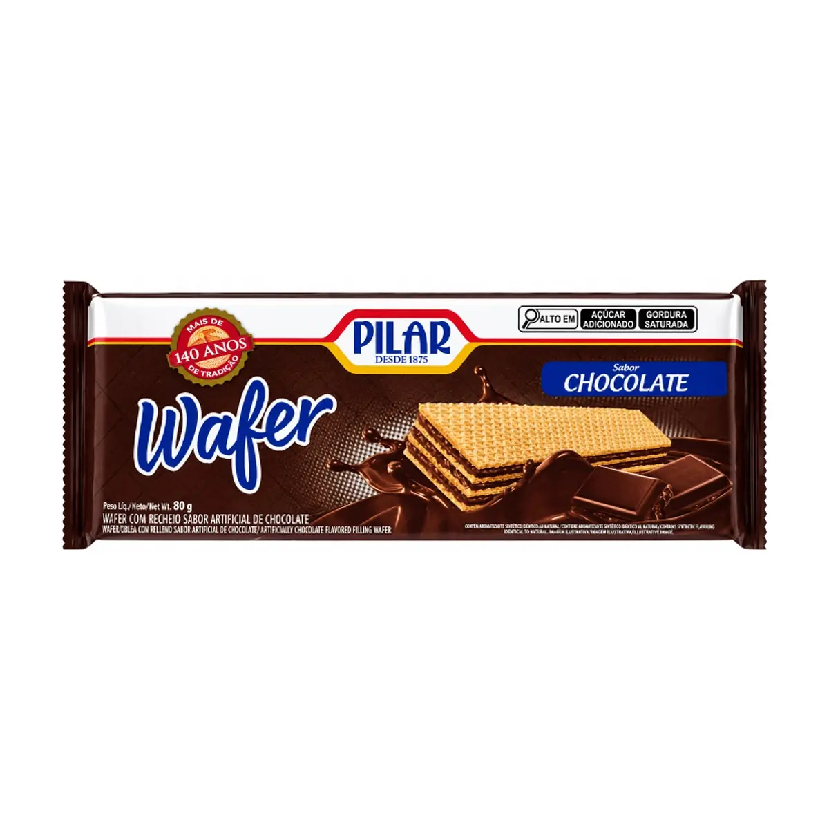 Sorbetos de chocolate Pilar (80 g / 2.82 oz) - Miniatura 1