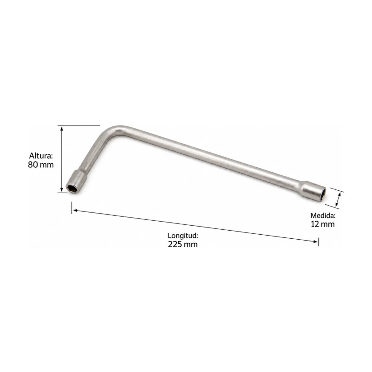 Llave de biela 12 mm de cromo vanadio Vonder - Thumbnail 6