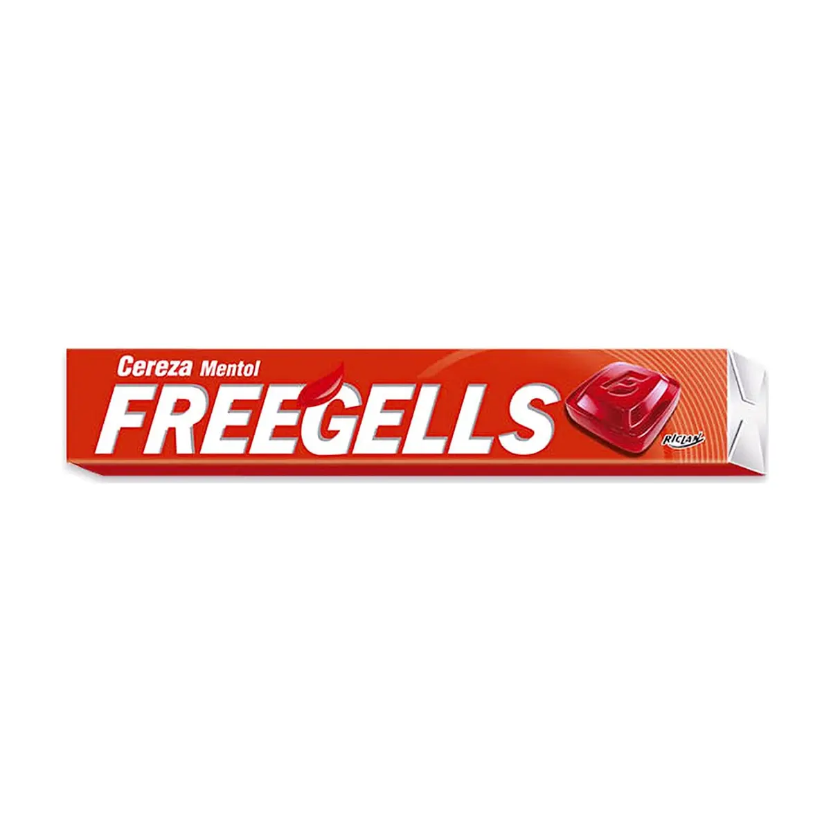 Caramelos duros sabor cereza y mentol Freegells (27.9 g)