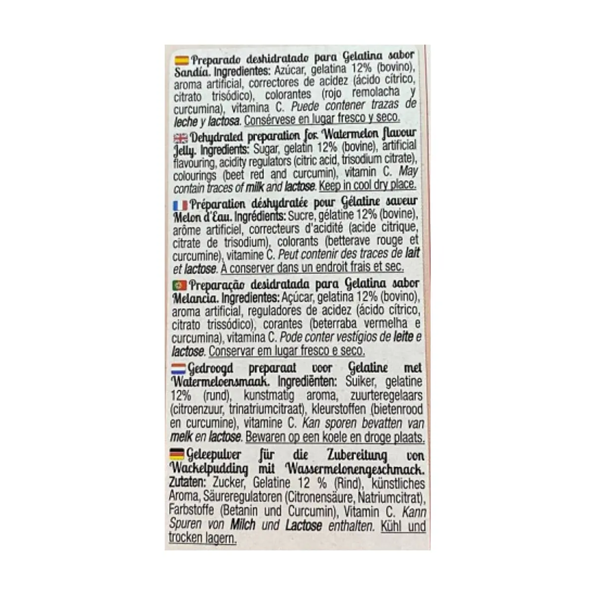 Gelatina sabor sandía Calnort (170 g / 6 oz) - Miniatura 4