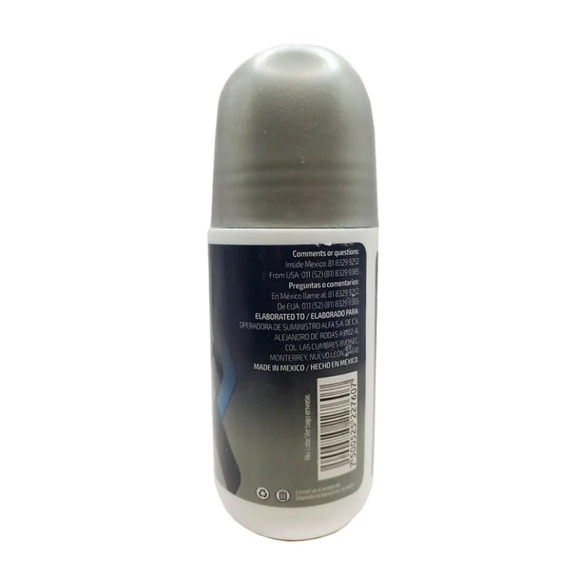 Desodorante antitranspirante Roll On Silver (65 g / 2.29 oz) - Thumbnail 5