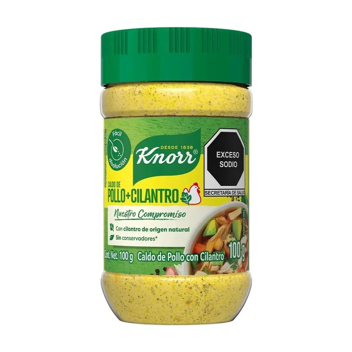 Caldo de pollo con cilantro Knorr (100 g / 3.53 oz)
