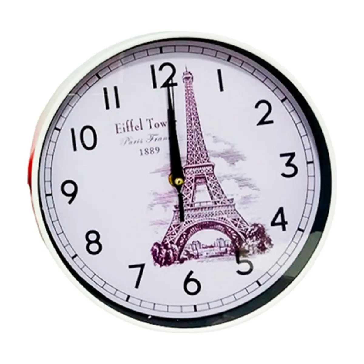 Reloj de pared decorativo 25 cm (2 U)