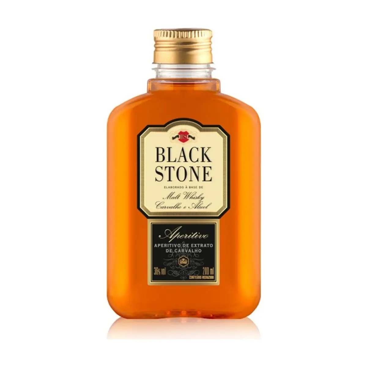 Whisky de malta y roble Black Stone (200 ml)