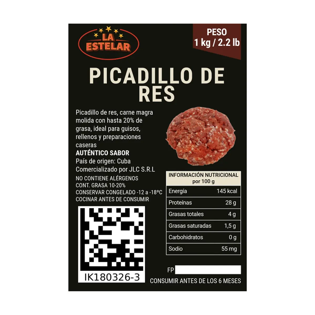 Picadillo de res La Estelar (1 kg / 2.2 lb) - Miniatura 4