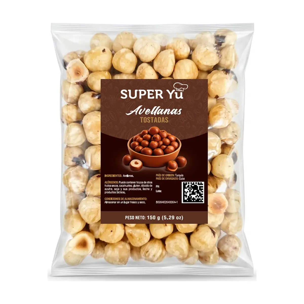 Avellanas tostadas Super Yu (150 g / 5.29 oz)