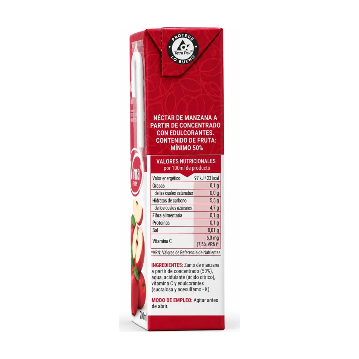 Néctar de manzana Vima Foods (6 x 200 ml) - Thumbnail 4