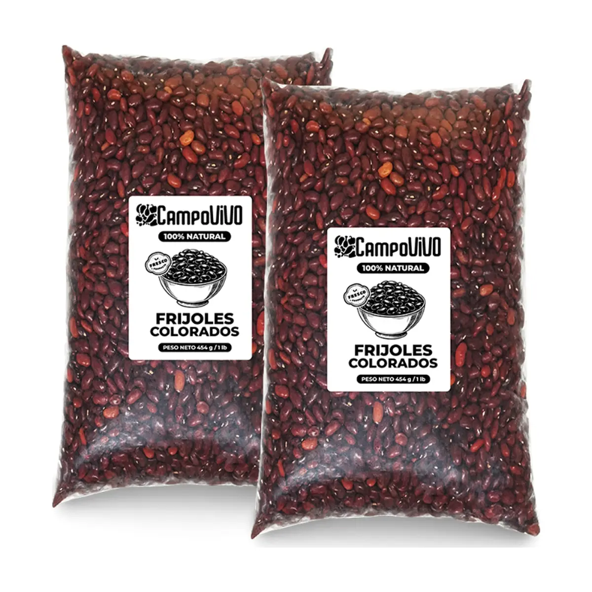 Frijoles colorados Campo Vivo (2 x 454 g / 1 lb)