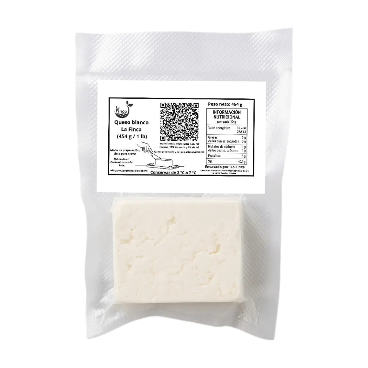 Queso blanco La Finca (454 g / 1 lb)