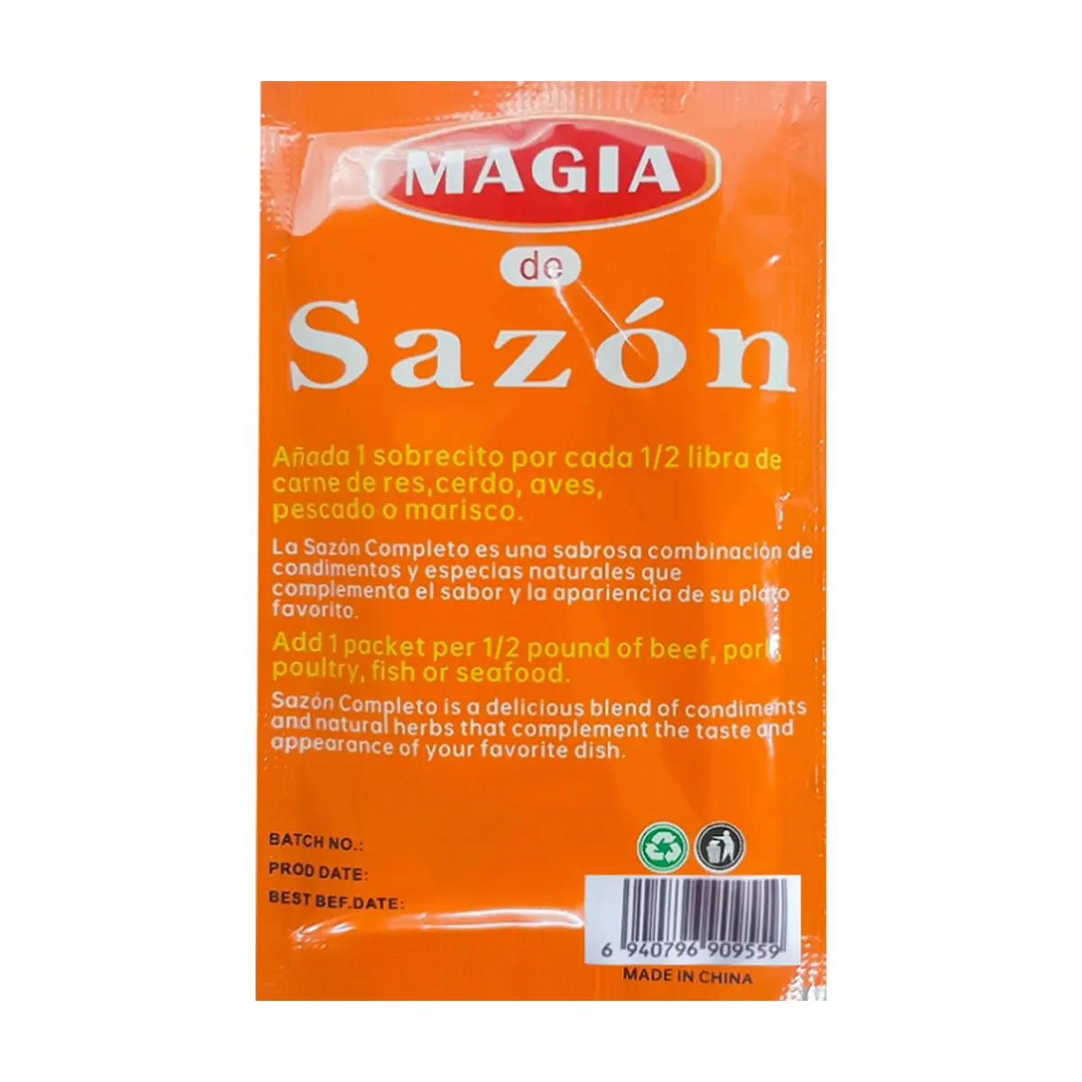 Sazón completo con cilantro y comino Magia (10 g) - Thumbnail 2