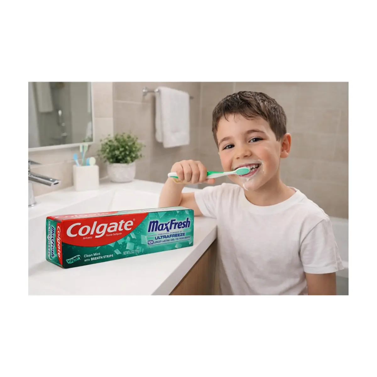 Pasta de dientes blanqueadora anticaries Colgate (178 g / 6.3 oz) - Thumbnail 5