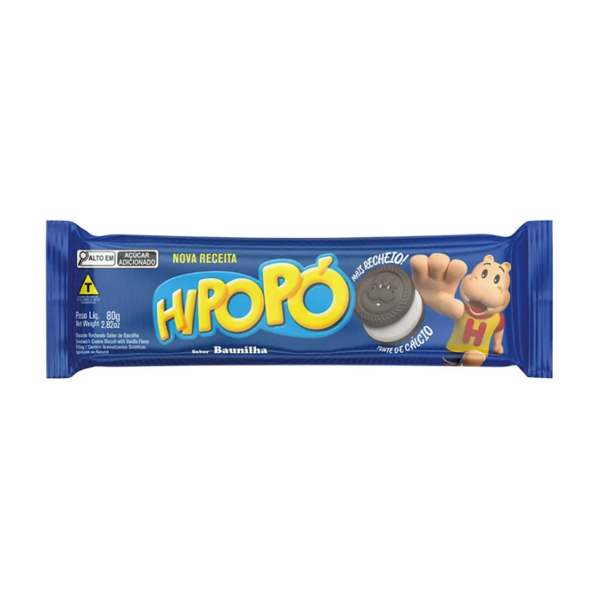 Galletas con relleno sabor vainilla Hipopó (80 g / 2.82 oz) - Thumbnail 2