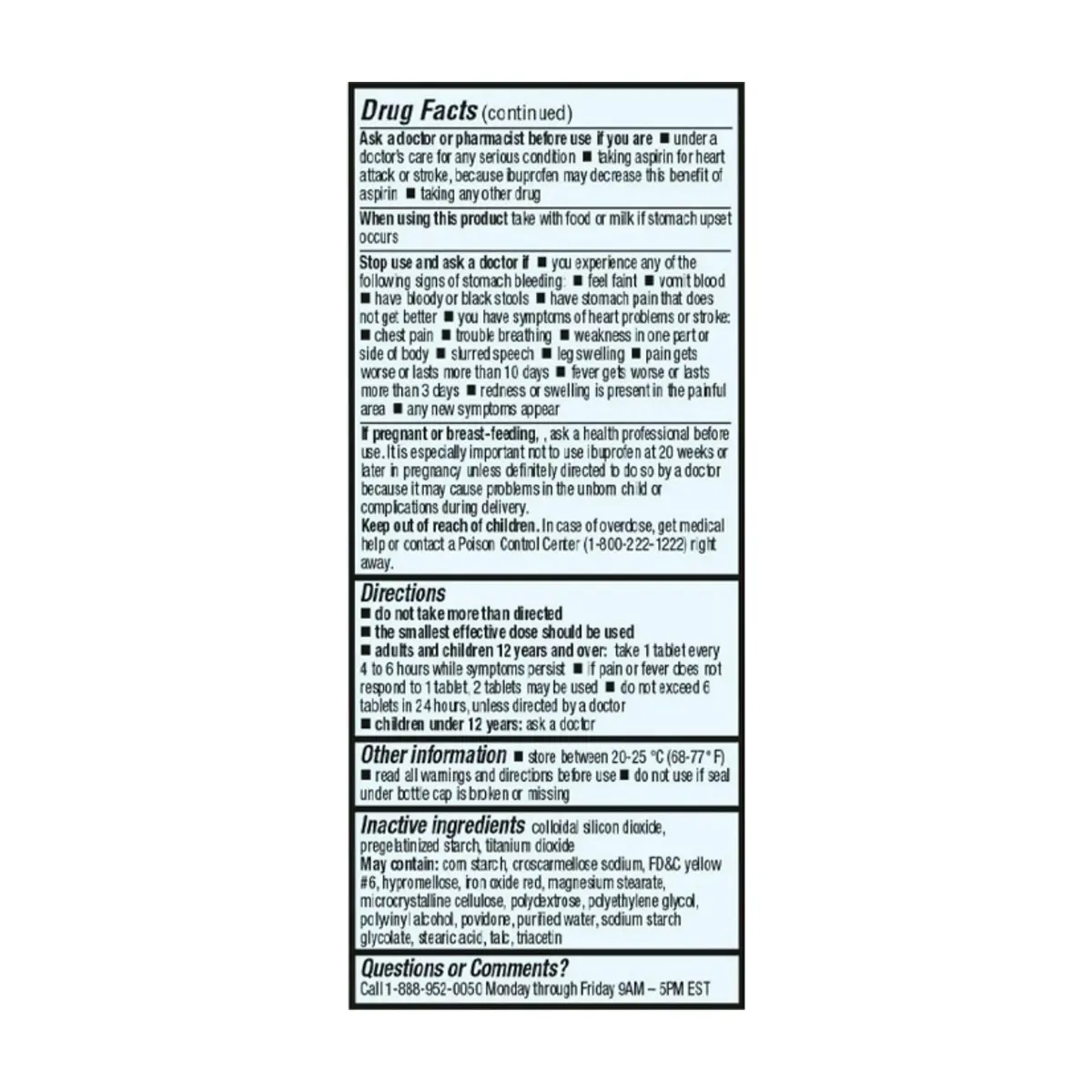Ibuprofeno 200 mg CareAll (100 tabletas) - Thumbnail 3