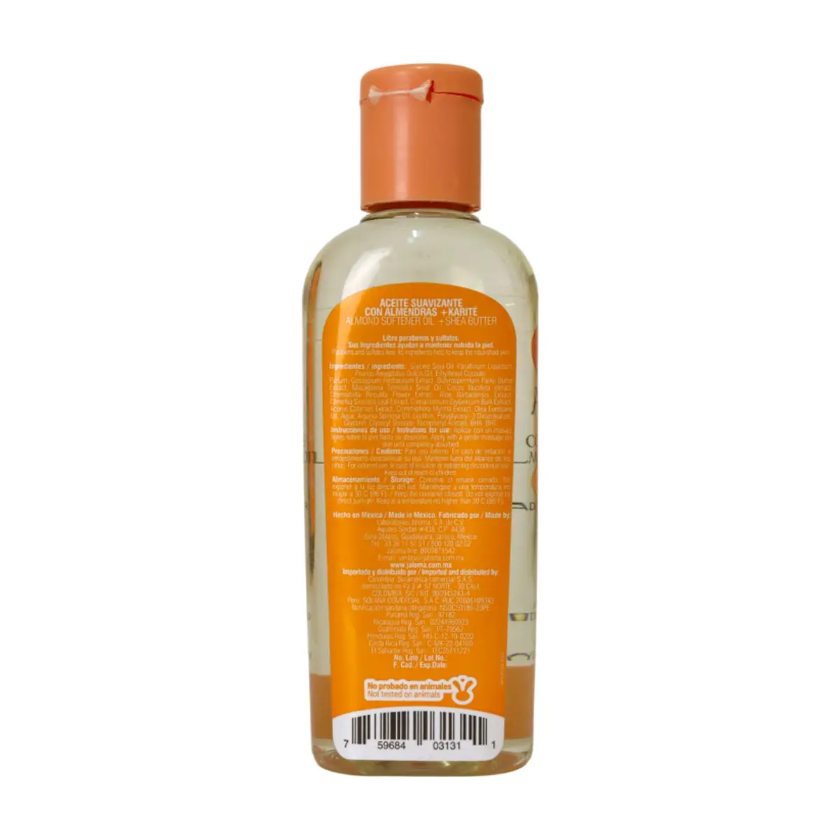 Aceite suavizante con almendras y karité Jaloma (120 ml / 4 fl oz) - Thumbnail 2