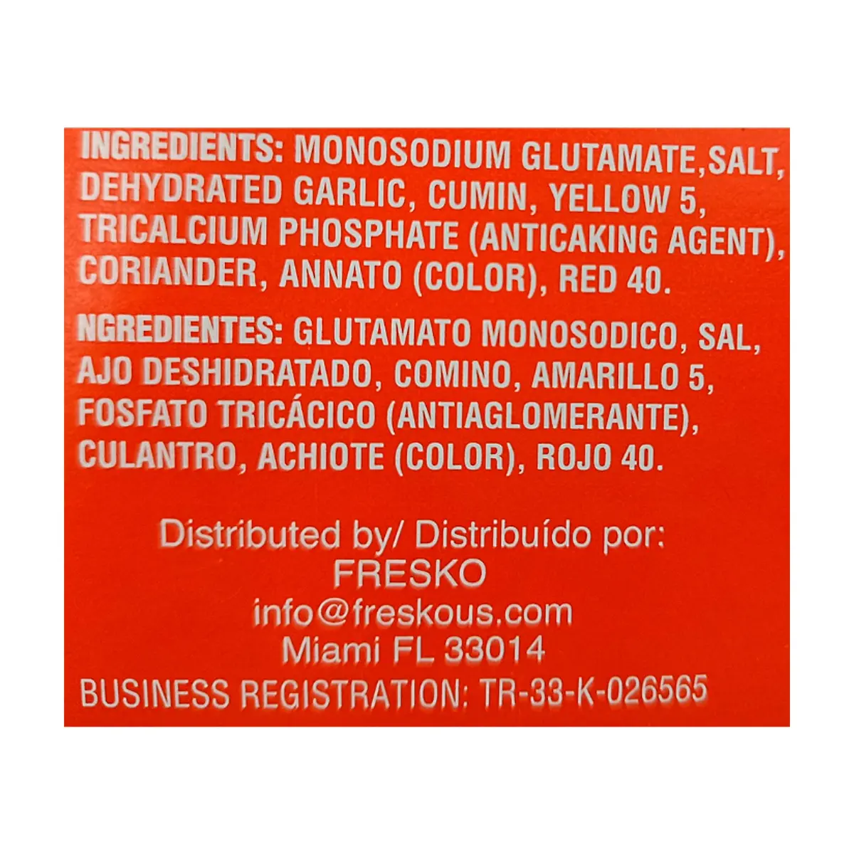 Sazón con culantro y achiote Fresko (180 g / 6.34 oz) - Miniatura 3