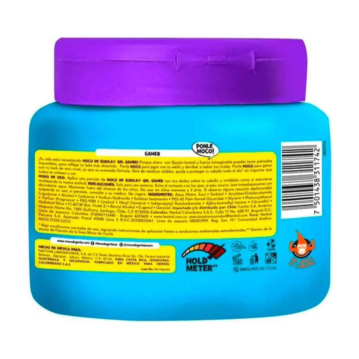 Gel para el cabello gamer fijación bestial Moco de Gorila (270 g / 9.5 oz) - Thumbnail 2