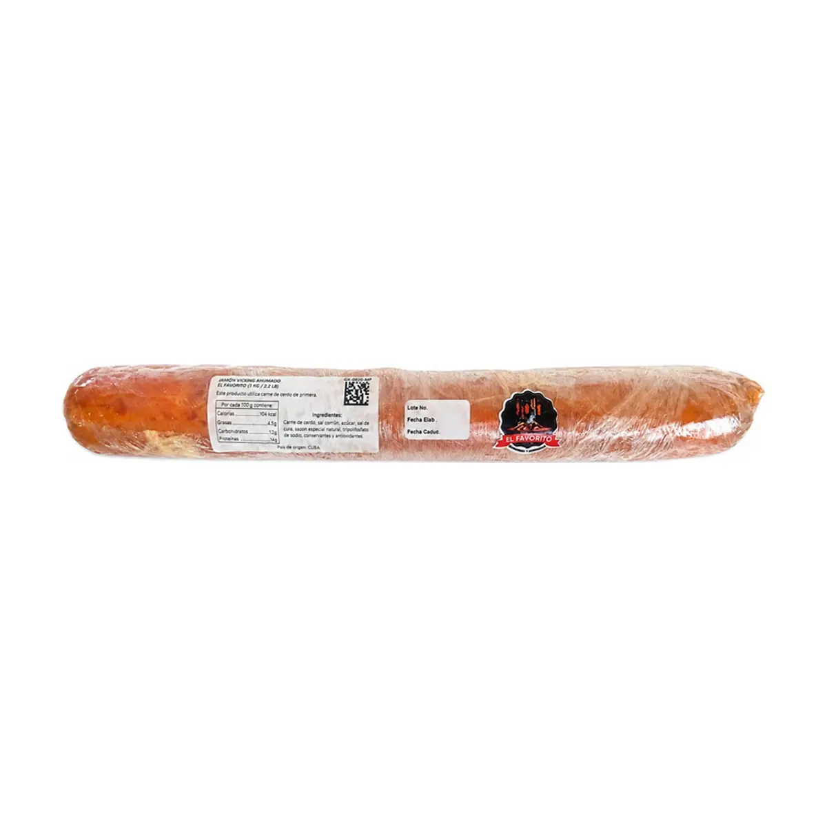 Jamón vicking ahumado El Favorito (1 kg / 2.2 lb) - Thumbnail 3