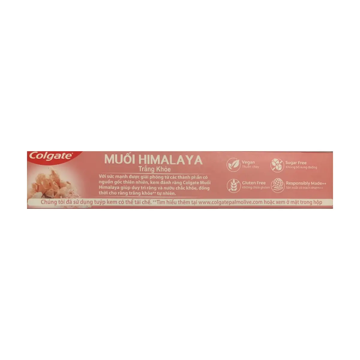 Pasta dental sal de Himalaya Healthy White Colgate (180 g / 6.34 oz) - Thumbnail 4