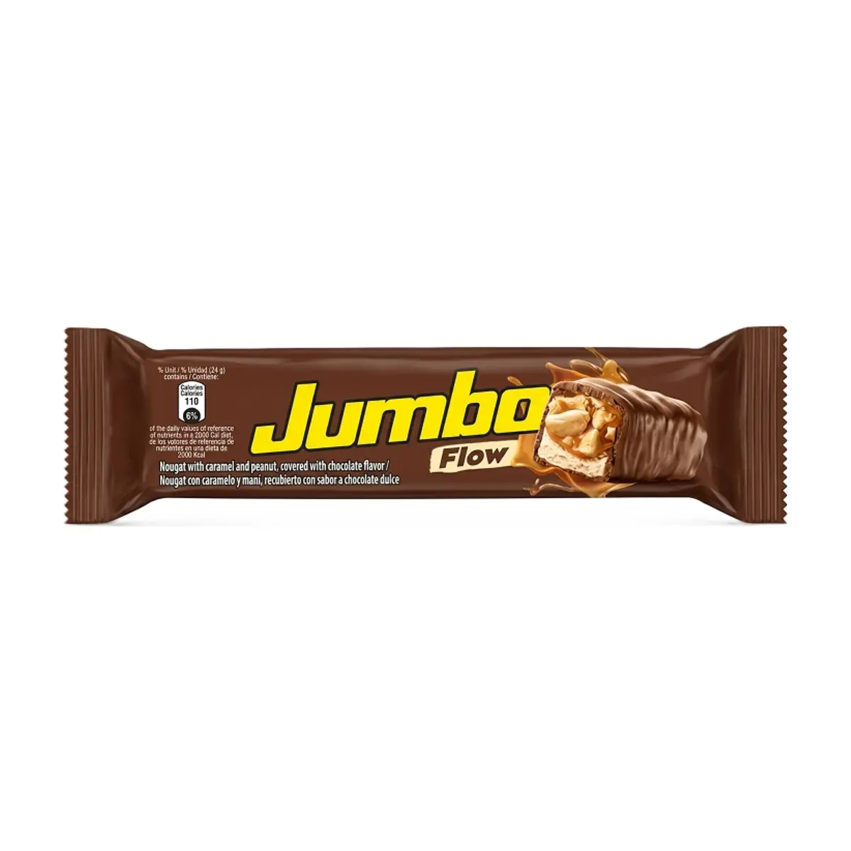 Galleta con caramelo y maní cubierta con chocolate Jumbo Flow (48 g / 1.69 oz)