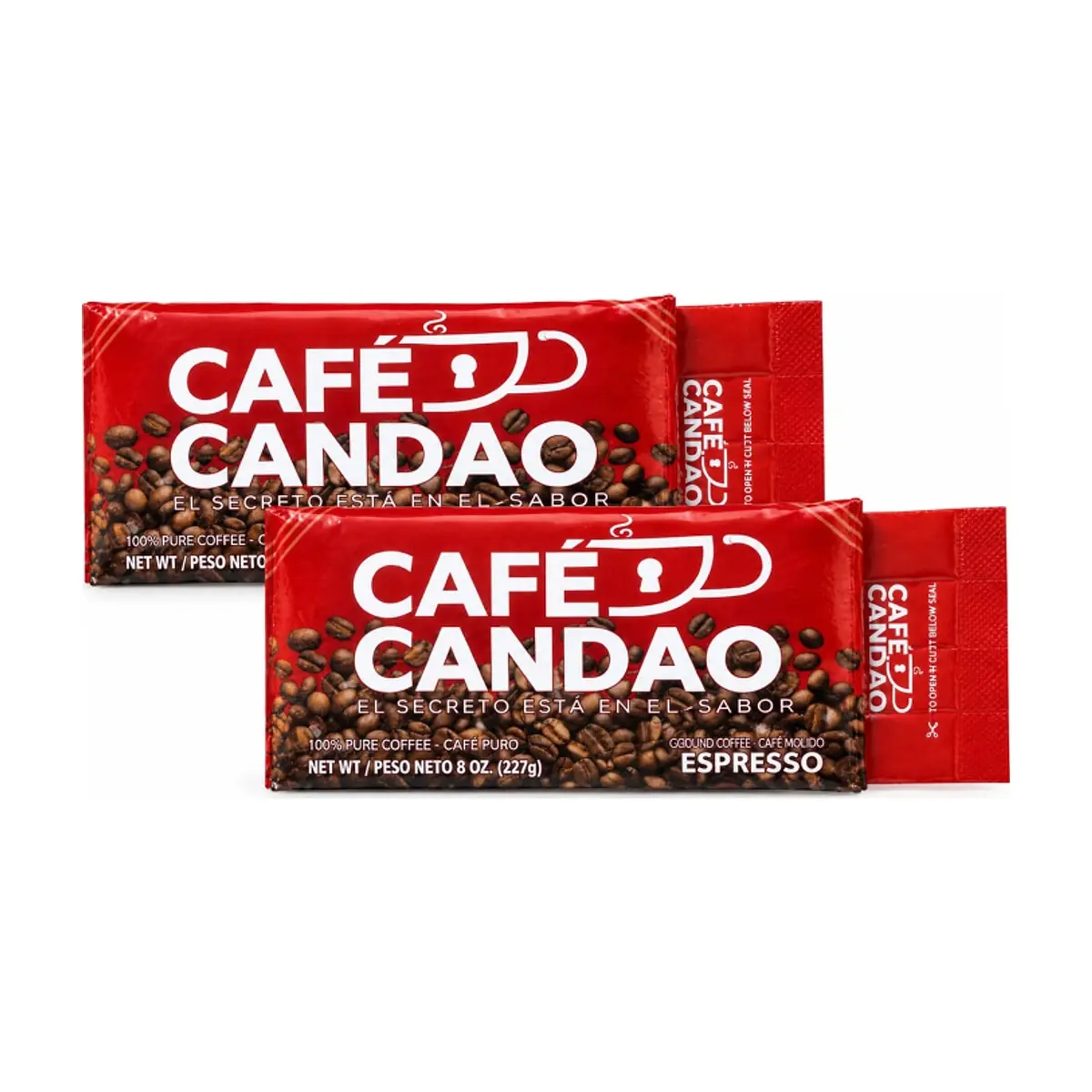 Café molido espresso Candao (2 x 227 g / 8 oz)