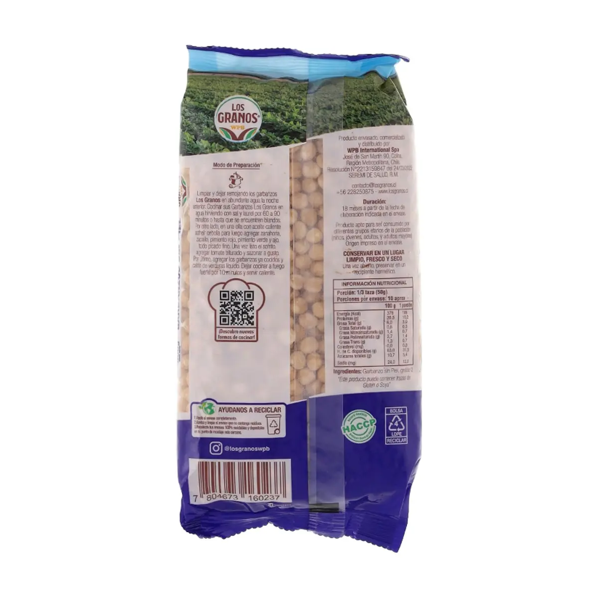 Garbanzos sin piel Los Granos (500 g / 1.10 lb) - Thumbnail 2