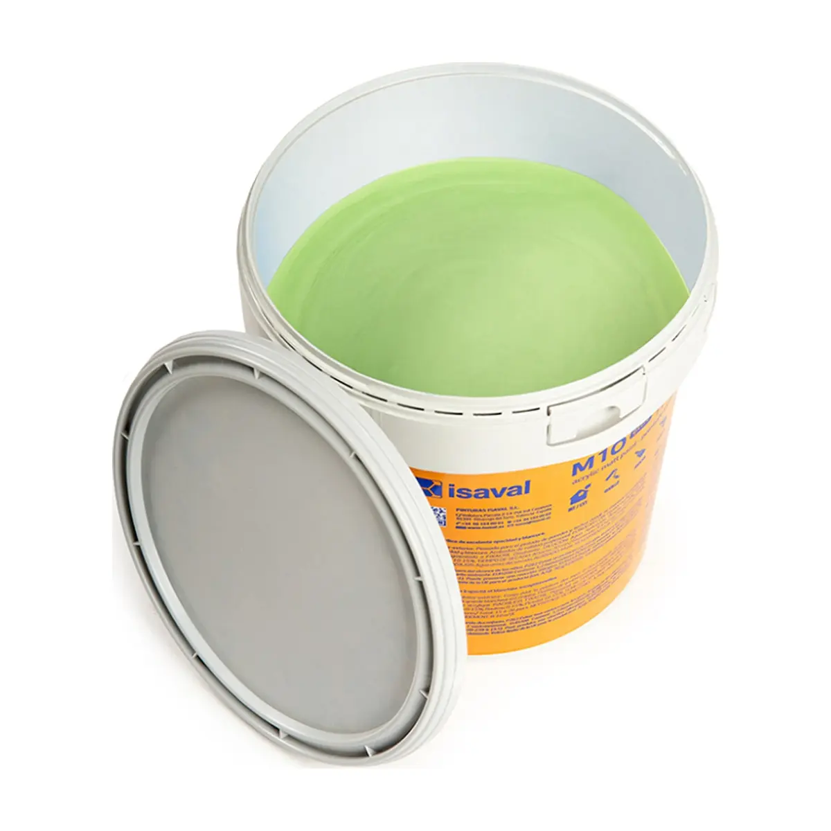 Pintura acrilica interior y exterior color verde cálido M - 10 Isaval (5 Kg / 11 lb) - Thumbnail 3