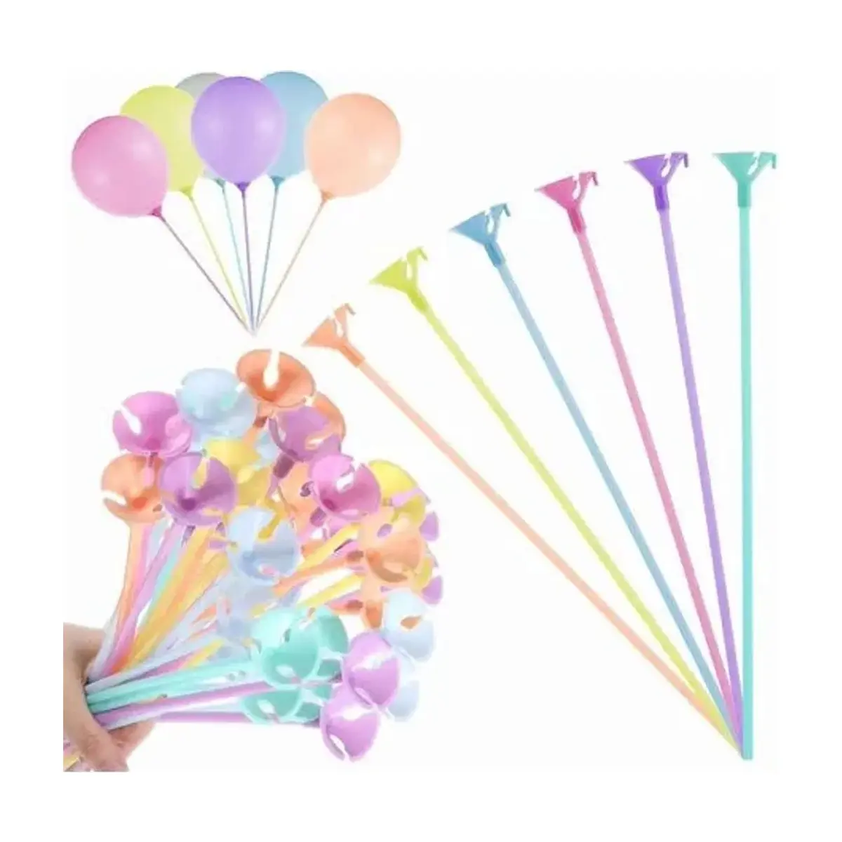 Soporte para globos  multicolor