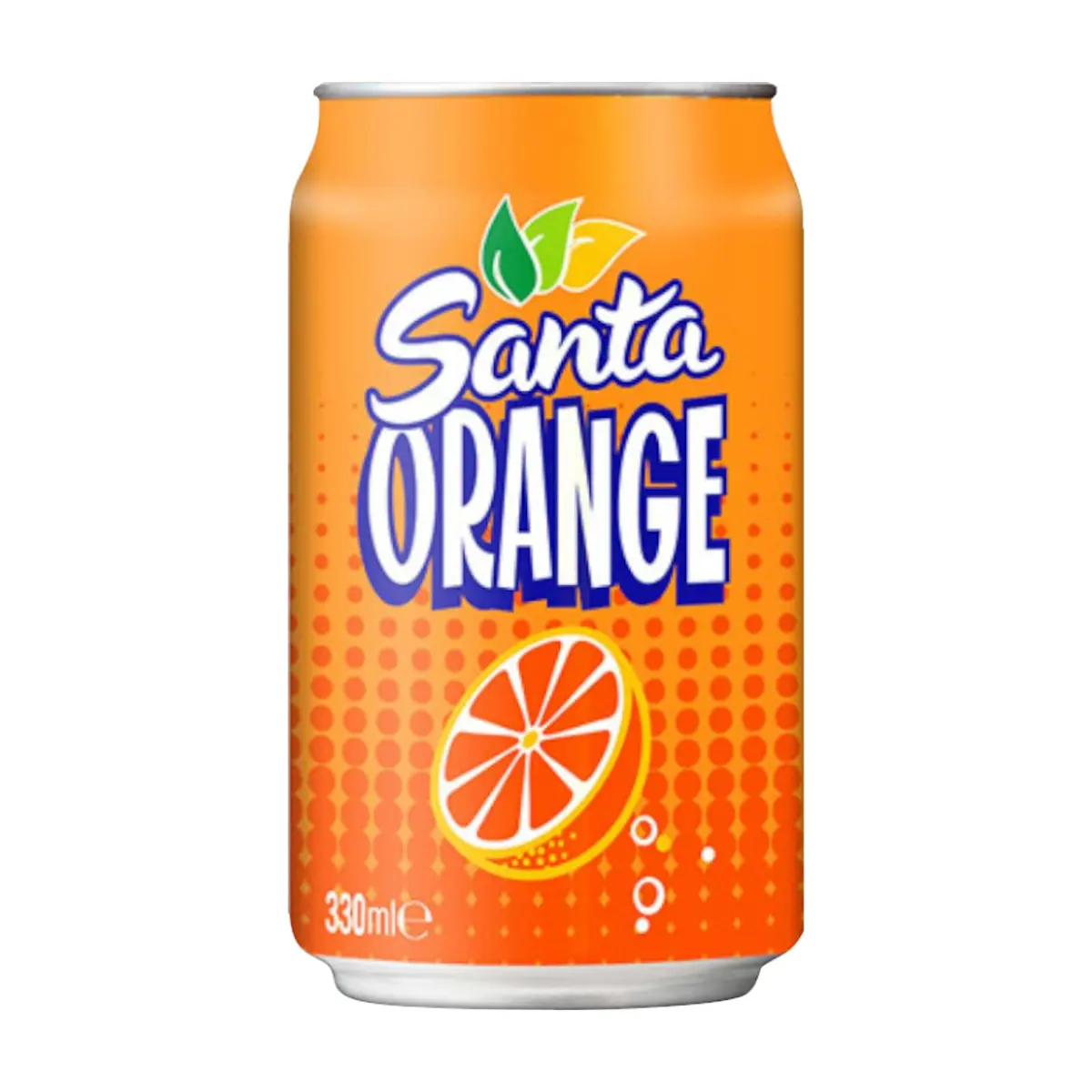 Refresco gaseado de naranja Santa (330 ml)
