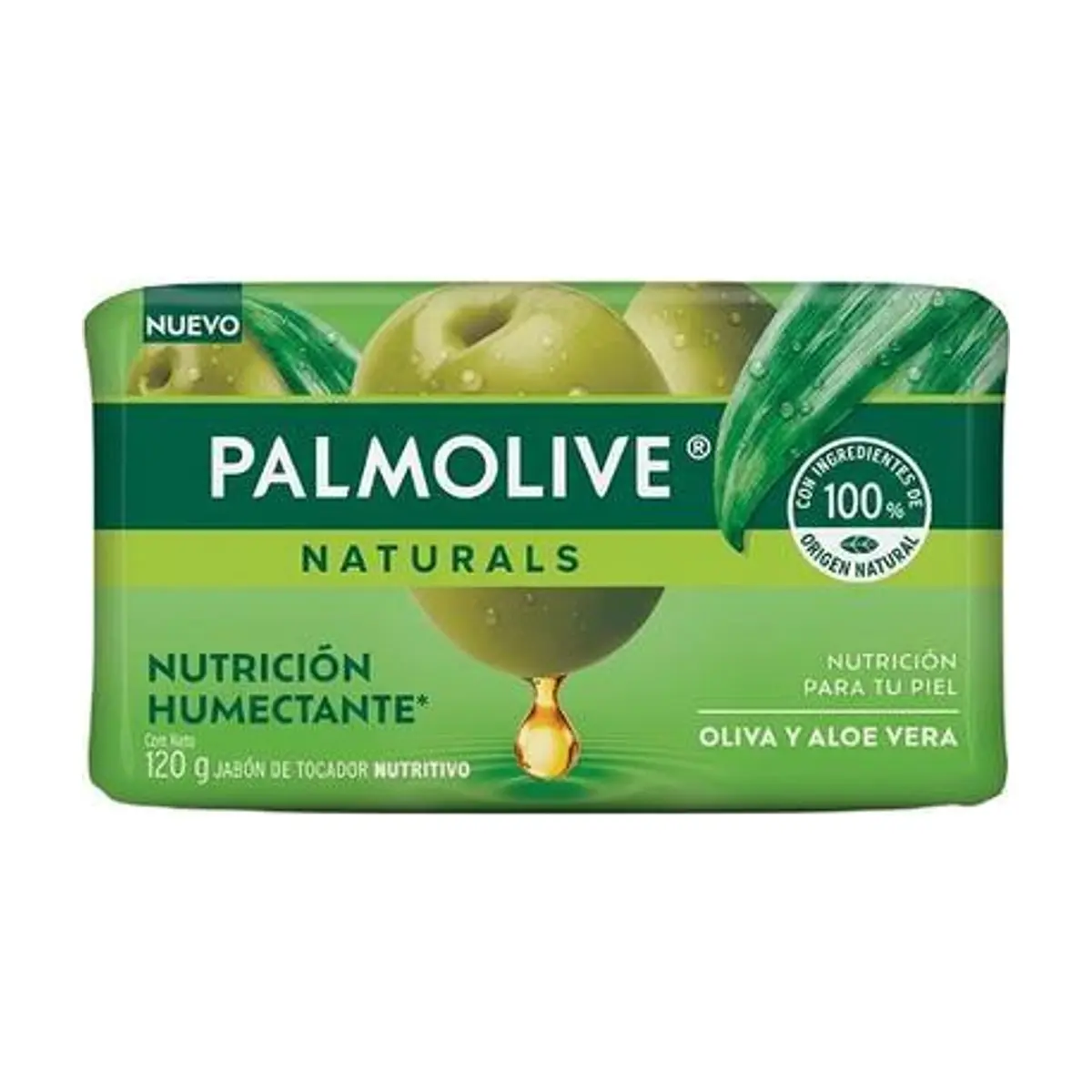 Jabón de Tocador Naturals Aloe Olive (120g) PALMOLIVE