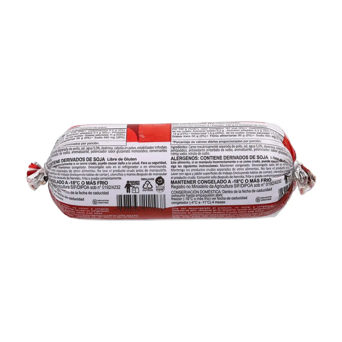 Carne mecánicamente separada sazonada de pollo Gui Bon Foods (400 g / 14.1 oz) - Miniatura 4