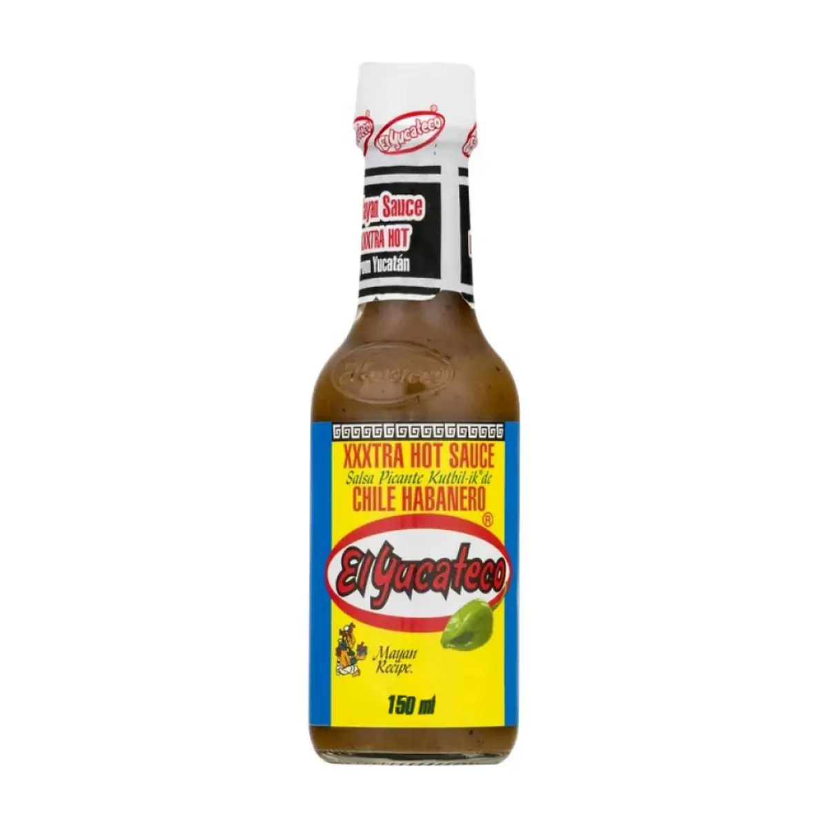 Salsa extra picante kutbil-ik de chile habanero El Yucateco (150 ml) - Thumbnail 4