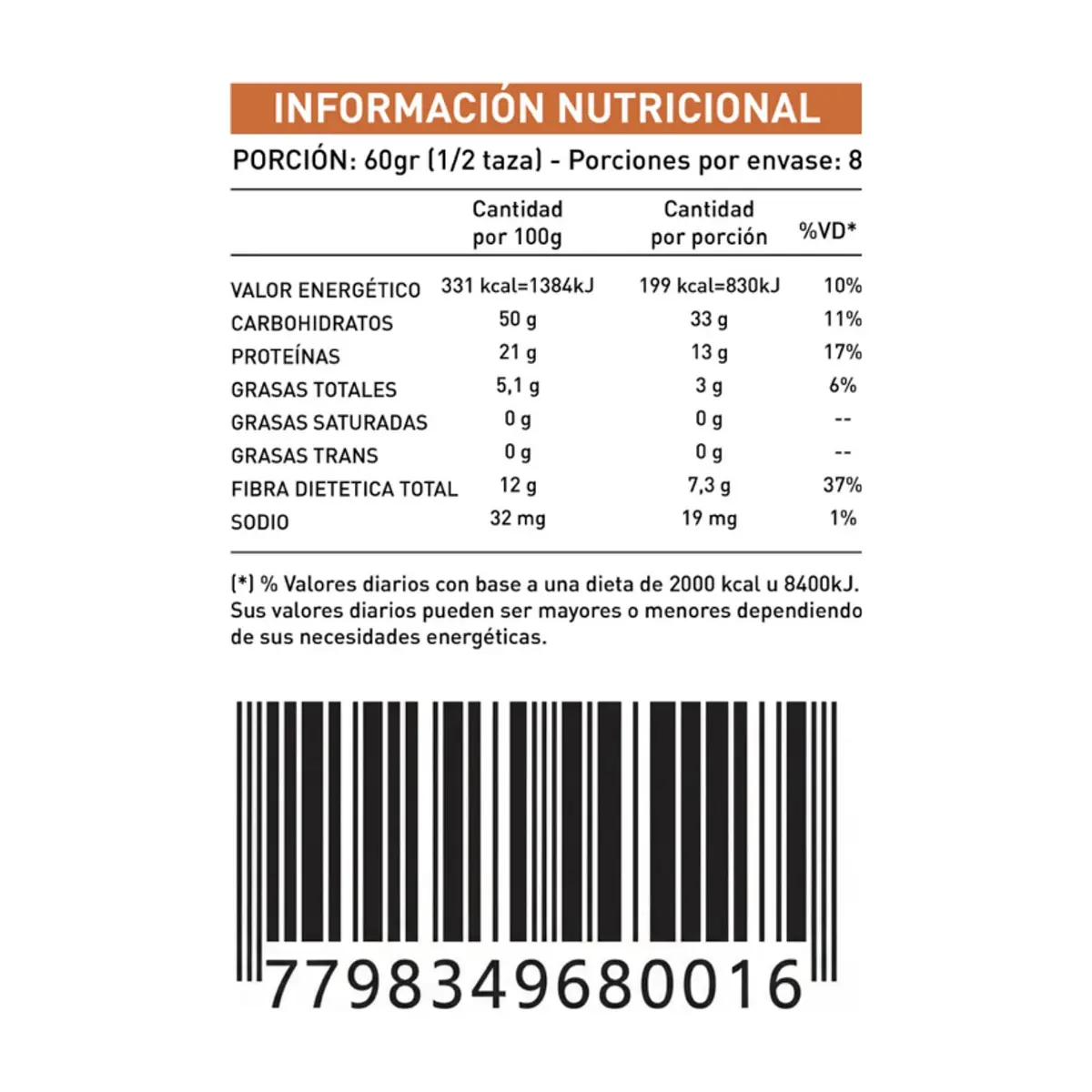 Garbanzos DDS Desdelsur (500 g / 1.1 lb) - Thumbnail 3